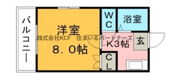 花畑駅 徒歩4分 1階の物件間取画像